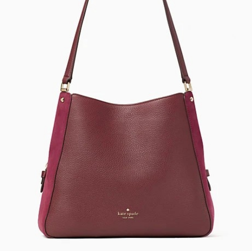 💖💥HP🎉 NWT Burbundy Kate Spade Leila shoulder bag